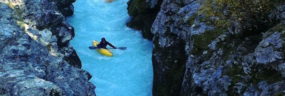 kayaking blue